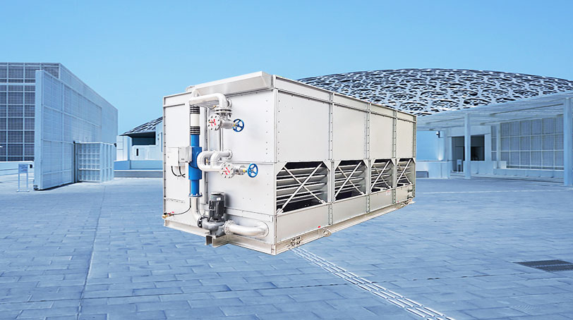  Integrated evaporative condensing water chiller 