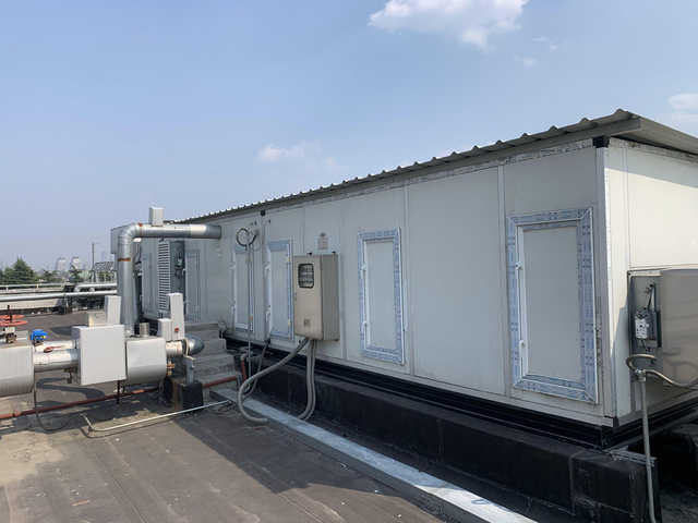 Thermal power plant-air conditioning unit