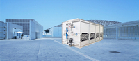 Integrated evaporative condensing water chiller