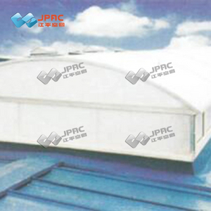 Electric lighting and smoke exhaust skylight