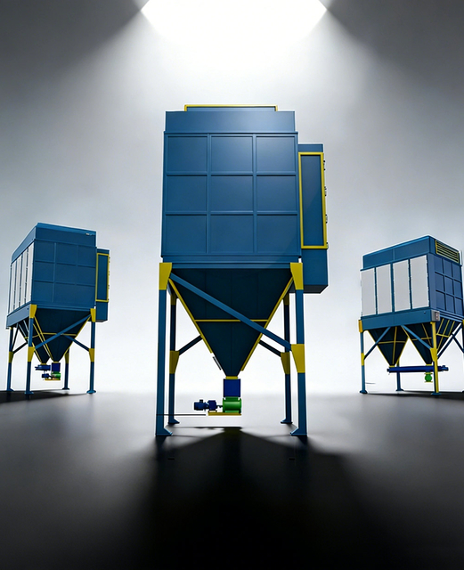 Flat-bag-dust-collector